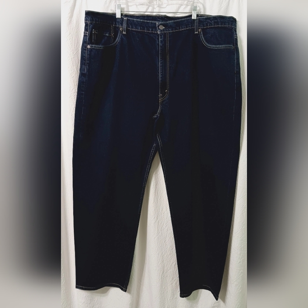 550 MEN'S DARK BLUE LEVI STRAUSS SIZE 48W 32L